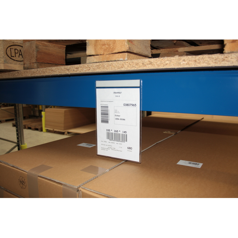 Transparente Sichthülle