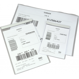 Transparente Sichthülle