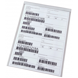 Transparente Sichthülle