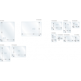 Transparente Sichthülle