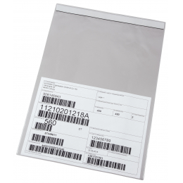 Transparente Sichthülle