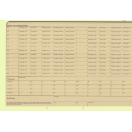 Personalstammkarte DIN A4